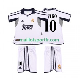 Maillot de Foot Real Madrid FIGO 10 2001 Retro Enfant Domicile 2002